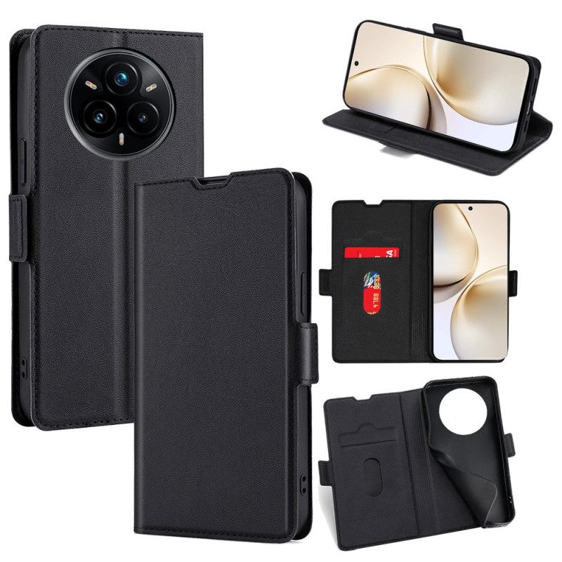 Δερματινη Θηκη Realme 14 Pro 5g Εξαιρετικά Λεπτό Διπλό Κούμπωμα