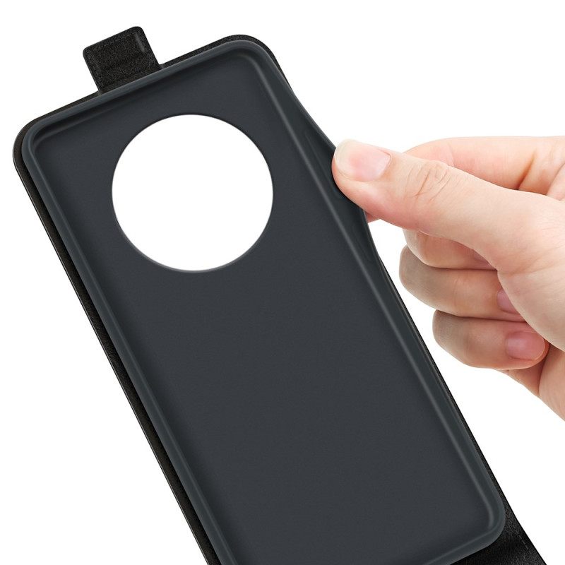 Δερματινη Θηκη Realme 14 Pro 5g Κάθετο Πτερύγιο Σιλικόνης