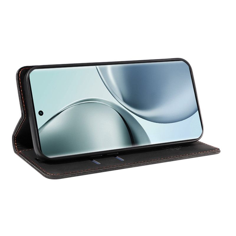 Δερματινη Θηκη Realme 14 Pro 5g Κλασικό Σουέτ Rfid Σιλικόνης