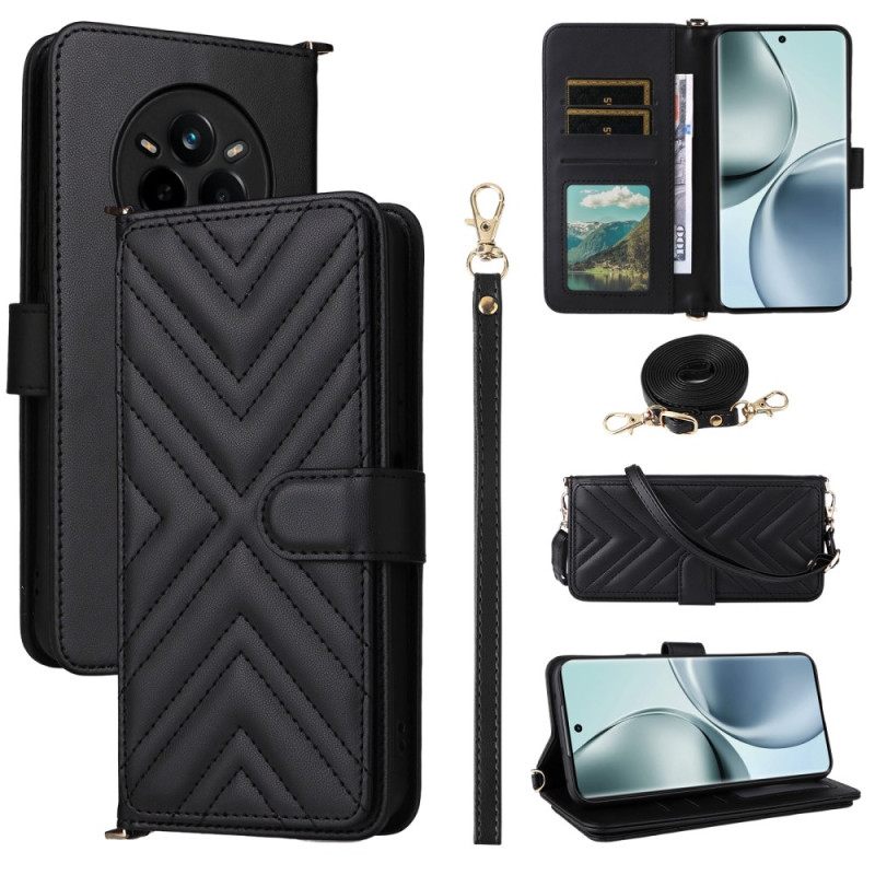 Δερματινη Θηκη Realme 14 Pro 5g Premium Με Ιμάντας Ώμου