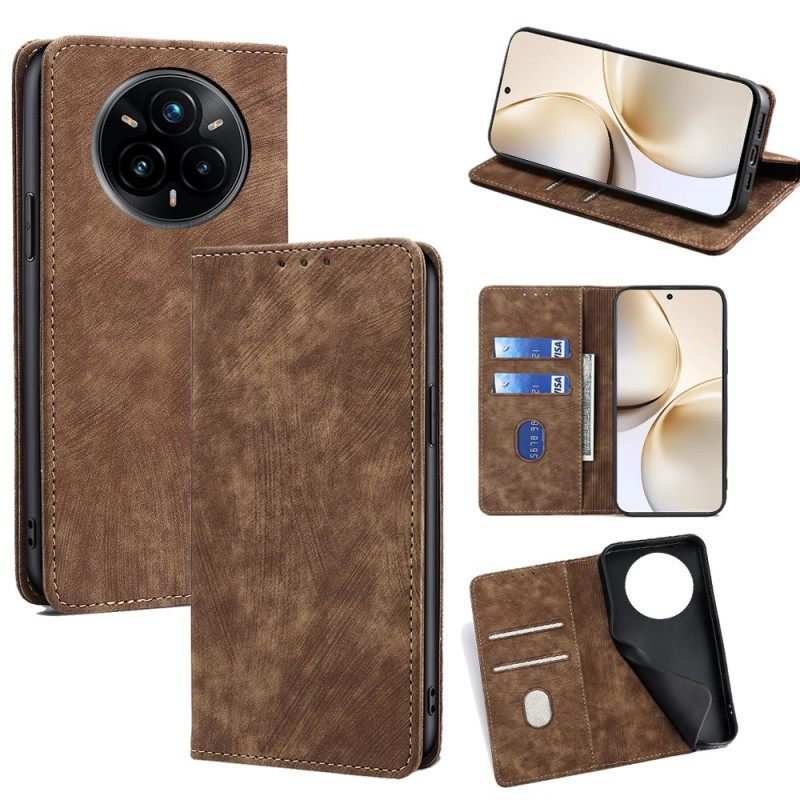 Δερματινη Θηκη Realme 14 Pro 5g Προστασία Rfid Με Εφέ Σουέτ