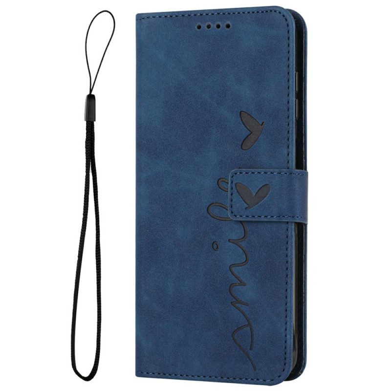 Δερματινη Θηκη Realme 14 Pro 5g Χαμόγελο Με Λουράκι Σιλικόνης