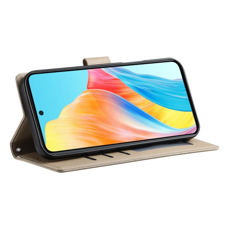 Θηκη Κινητου Realme 14 Pro 5g Απλό Εφέ Δέρματος Με Λουράκι