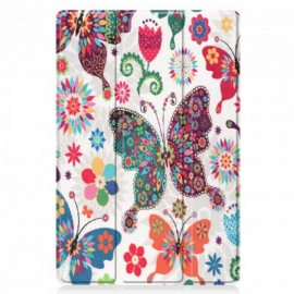 θηκη κινητου Huawei MatePad 11 Ρετρό Πεταλούδες Και Λουλούδια