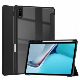 θηκη κινητου Huawei MatePad 11 Συνθετικό Δέρμα Και Διάφανη Πλάτη