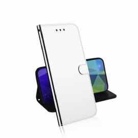 Θήκη Flip Samsung Galaxy M52 5G Καθρέφτης Από Συνθετικό Δέρμα