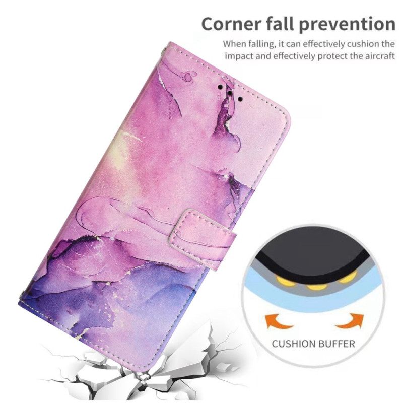 Κάλυμμα iPhone 14 με κορδονι Λουράκι Μάρμαρο