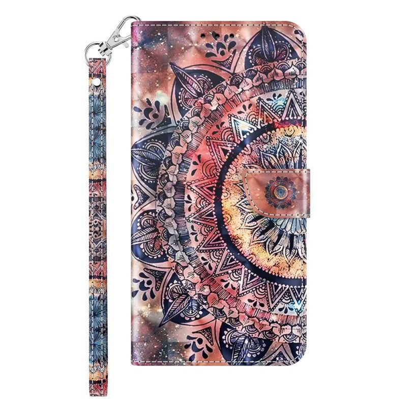 Κάλυμμα iPhone 14 με κορδονι Pro Colored Mandala Strap