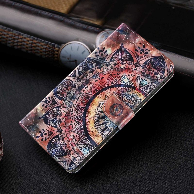 Κάλυμμα iPhone 14 με κορδονι Pro Colored Mandala Strap