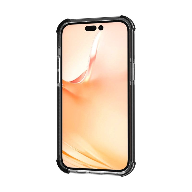 Θήκη iPhone 14 Διαφανείς Έγχρωμες Άκρες