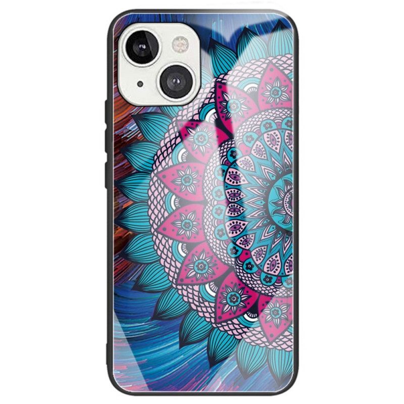 θηκη κινητου iPhone 14 Floral Tempered Glass