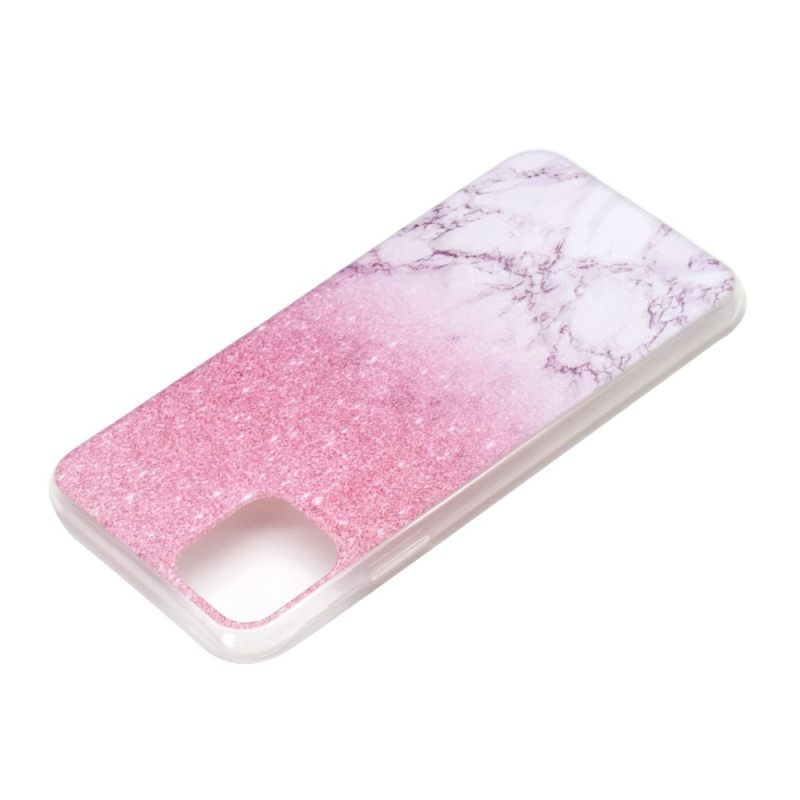 θηκη κινητου iPhone 14 Ροζ Μάρμαρο