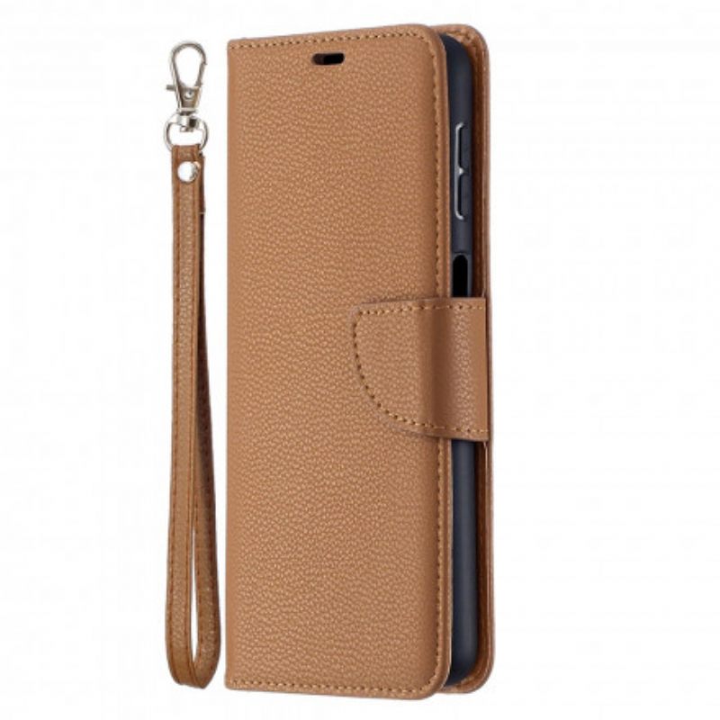 δερματινη θηκη Samsung Galaxy A32 5G Θήκη Flip Πτερύγιο Litchi Oblique