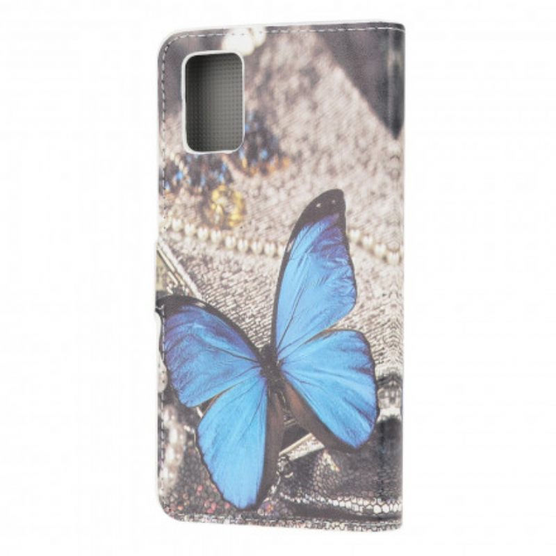 Κάλυμμα Samsung Galaxy A32 5G Blue Prestige Butterfly