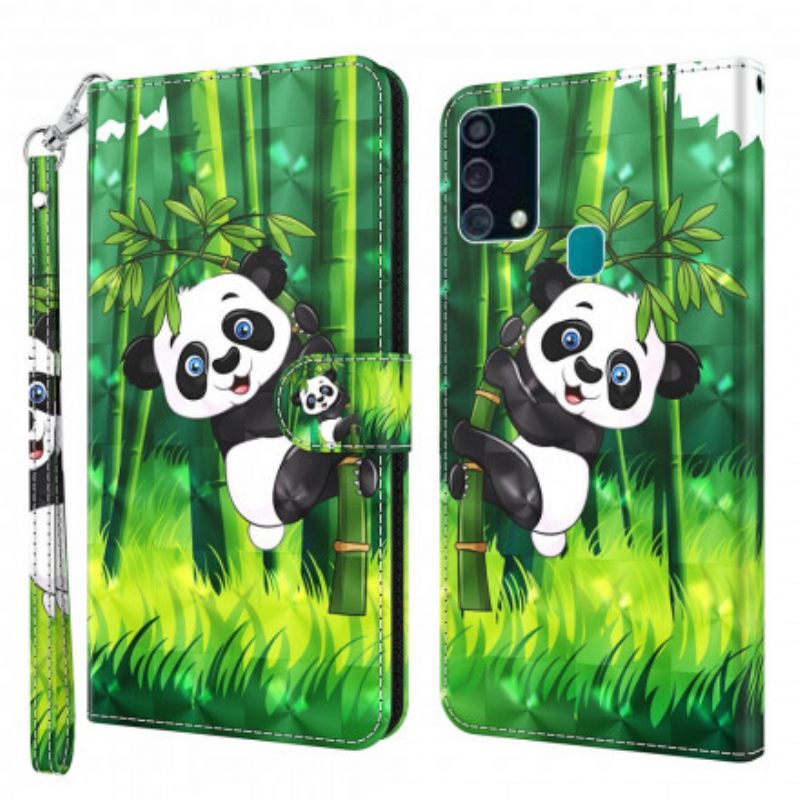 Κάλυμμα Samsung Galaxy A32 5G Light Spot Panda Και Bamboo