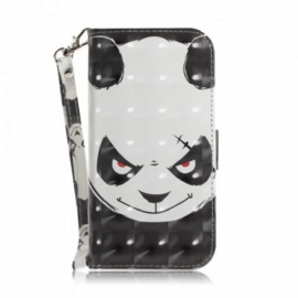 Κάλυμμα Samsung Galaxy A32 5G με κορδονι Angry Panda Με Λουράκι