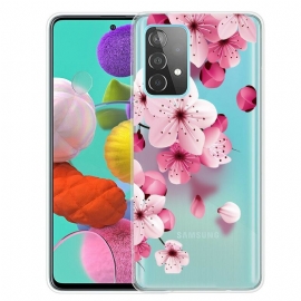 θηκη κινητου Samsung Galaxy A32 5G Μικρά Ροζ Λουλούδια