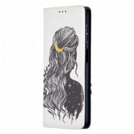 θηκη κινητου Samsung Galaxy A32 5G Θήκη Flip Όμορφα Μαλλιά