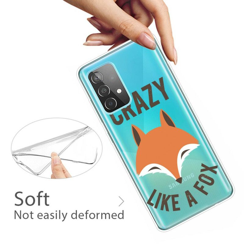 Θήκη Samsung Galaxy A32 5G Αλεπού / Τρελός Σαν Αλεπού
