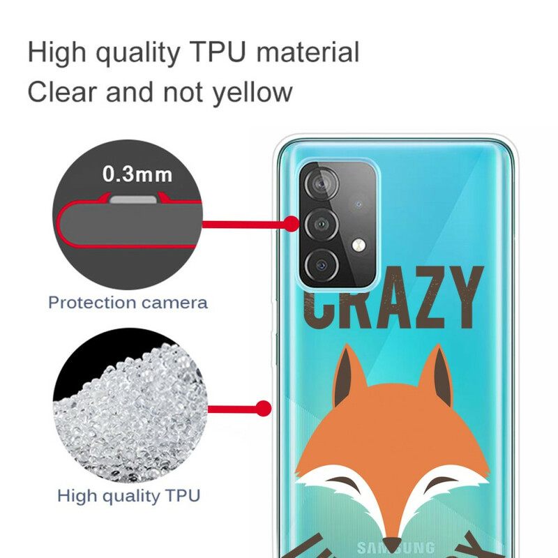Θήκη Samsung Galaxy A32 5G Αλεπού / Τρελός Σαν Αλεπού