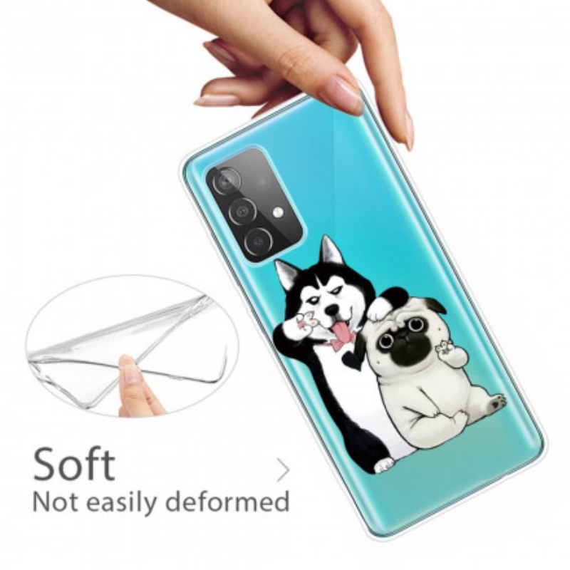 Θήκη Samsung Galaxy A32 5G Αστεία Σκυλιά