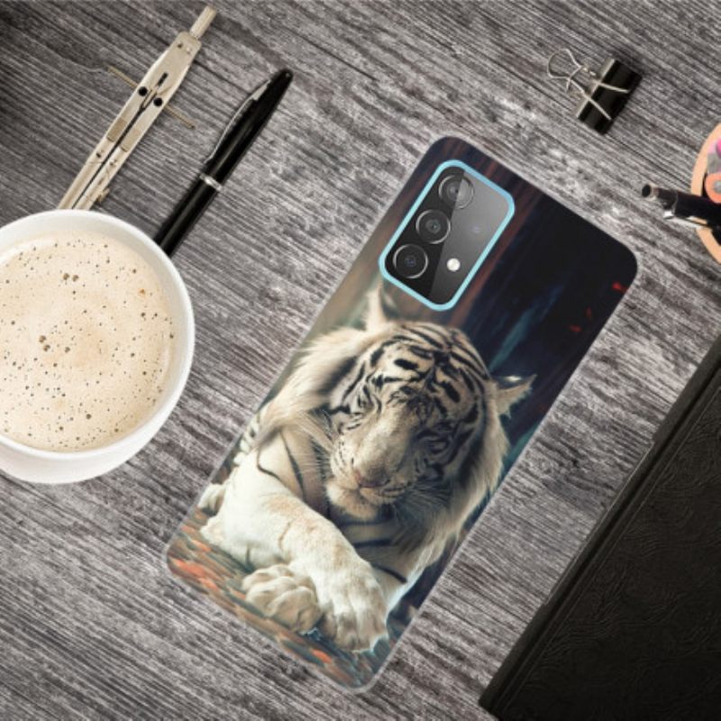 Θήκη Samsung Galaxy A32 5G Ευέλικτη Τίγρη