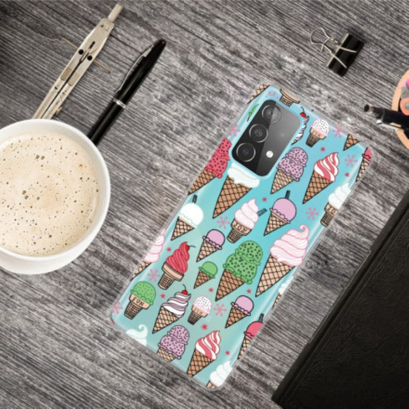 Θήκη Samsung Galaxy A32 5G Παγωτό Κρέμα