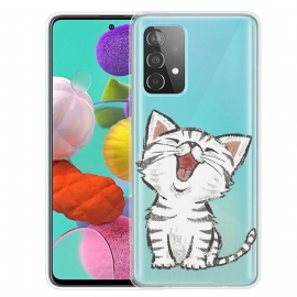 Θήκη Samsung Galaxy A32 5G Χαριτωμένη Γάτα