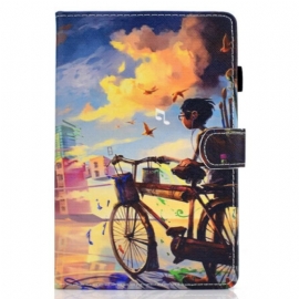 Κάλυμμα Samsung Galaxy Tab S8 / Tab S7 Bike Art