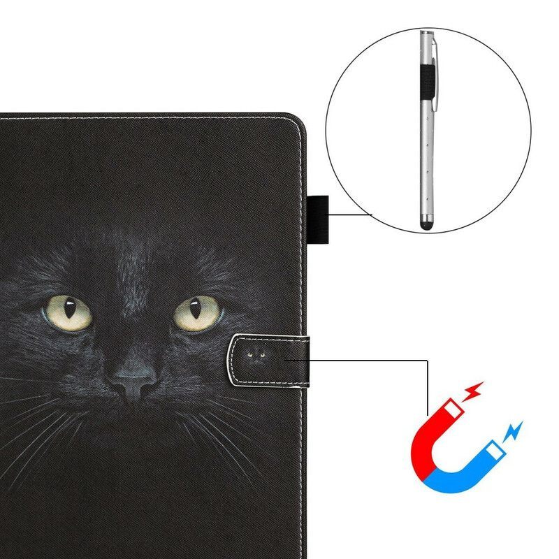 Κάλυμμα Samsung Galaxy Tab S8 / Tab S7 Μαύρη Γάτα