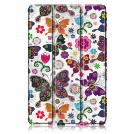 θηκη κινητου Samsung Galaxy Tab S8 / Tab S7 Βελτιωμένες Πεταλούδες Και Λουλούδια