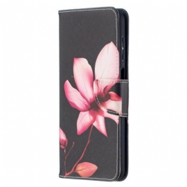 Κάλυμμα Samsung Galaxy M12 / A12 Ροζ Λουλούδι