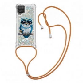 θηκη κινητου Samsung Galaxy M12 / A12 με κορδονι Miss Owl Με Κορδόνι Πούλιες
