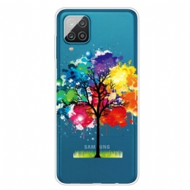 Θήκη Samsung Galaxy M12 / A12 Άνευ Ραφής Δέντρο Ακουαρέλας