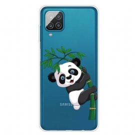 Θήκη Samsung Galaxy M12 / A12 Άνευ Ραφής Panda Στο Μπαμπού