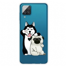 Θήκη Samsung Galaxy M12 / A12 Αστεία Σκυλιά