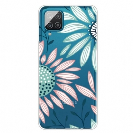 Θήκη Samsung Galaxy M12 / A12 Διαφανές Ένα Λουλούδι