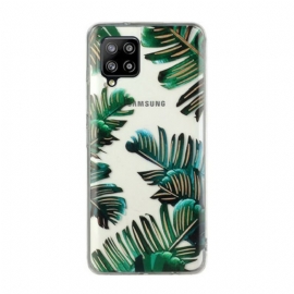 Θήκη Samsung Galaxy M12 / A12 /διαφανή Πράσινα Φύλλα