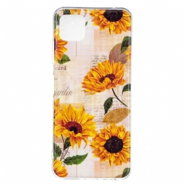 Θήκη Samsung Galaxy M12 / A12 Φθορίζοντα Λουλούδια