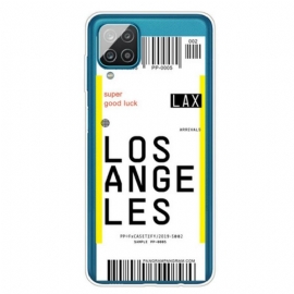Θήκη Samsung Galaxy M12 / A12 Κάρτα Επιβίβασης Στο Λος Άντζελες