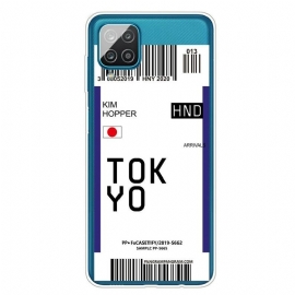 Θήκη Samsung Galaxy M12 / A12 Κάρτα Επιβίβασης Στο Τόκιο