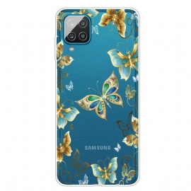 Θήκη Samsung Galaxy M12 / A12 Σχεδιασμός Πεταλούδων