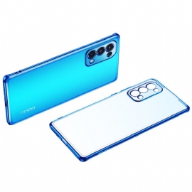 θηκη κινητου Oppo Find X3 Lite Διαφανείς Άκρες Μεταλλικό Στυλ Sulada