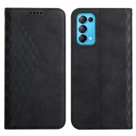 θηκη κινητου Oppo Find X3 Lite Θήκη Flip Geo Leather Effect