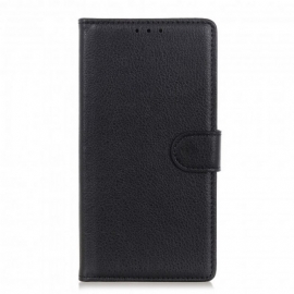 Κάλυμμα Sony Xperia 5 III Litchi Traditional Faux Leather