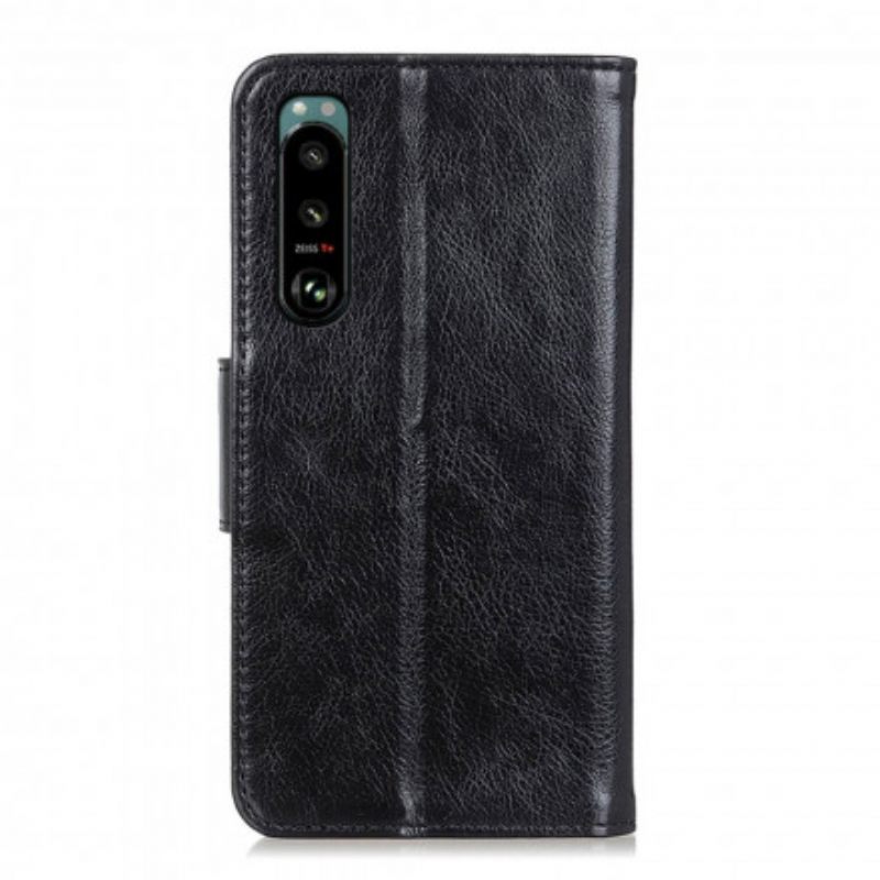 Κάλυμμα Sony Xperia 5 III Split Nappa Leather