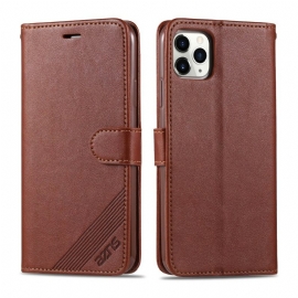 Κάλυμμα iPhone 12 / 12 Pro Azns Faux Leather