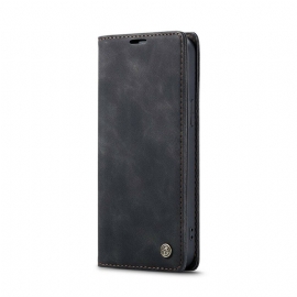 θηκη κινητου iPhone 12 / 12 Pro Θήκη Flip Caseme Faux Leather