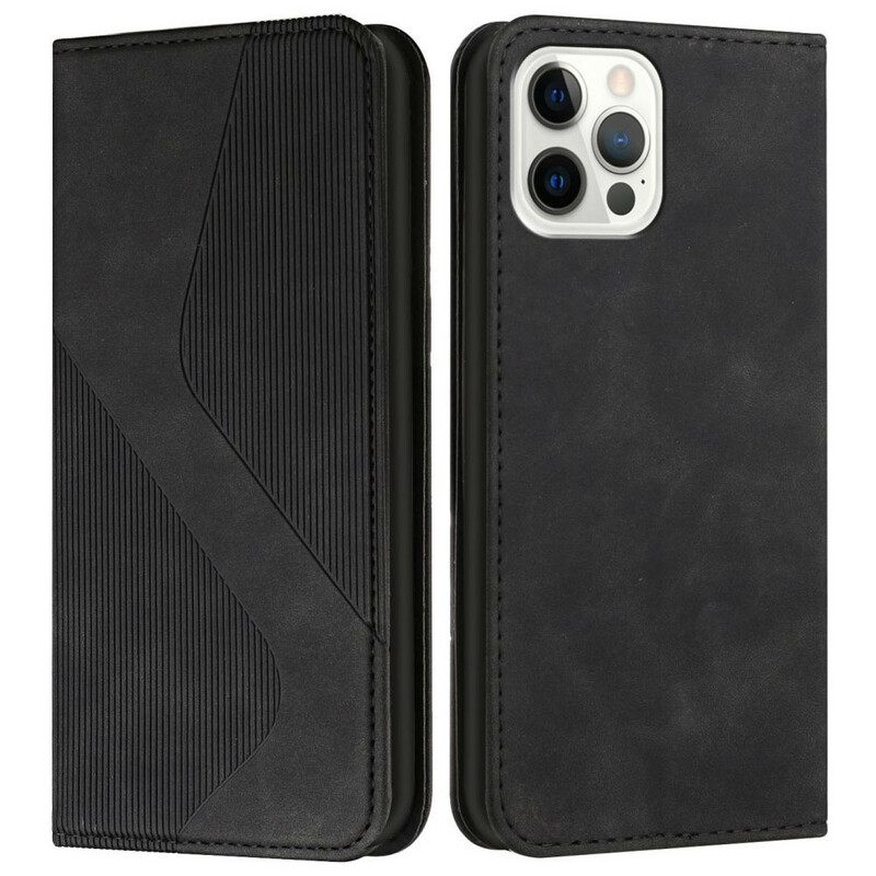 θηκη κινητου iPhone 12 / 12 Pro Θήκη Flip S-design Leather Style