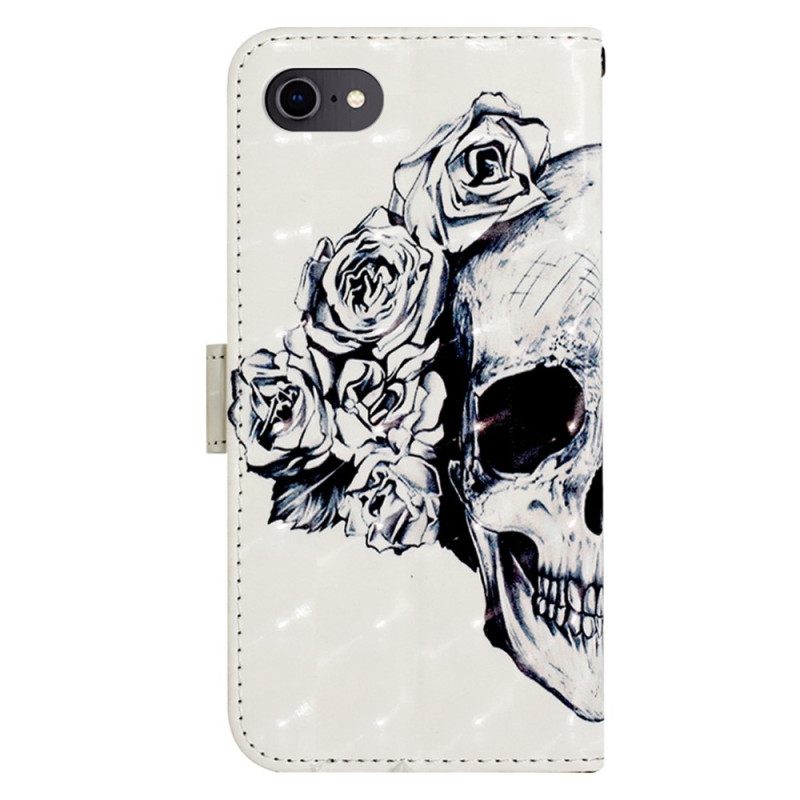 Κάλυμμα iPhone SE 3 / SE 2 / 8 / 7 Floral Skull
